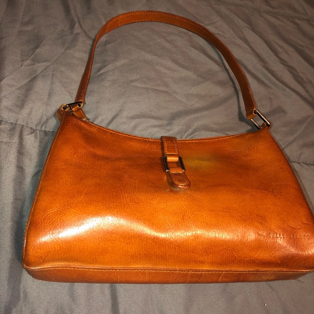 Vintage Italian Leather Pelle Studio Handbag